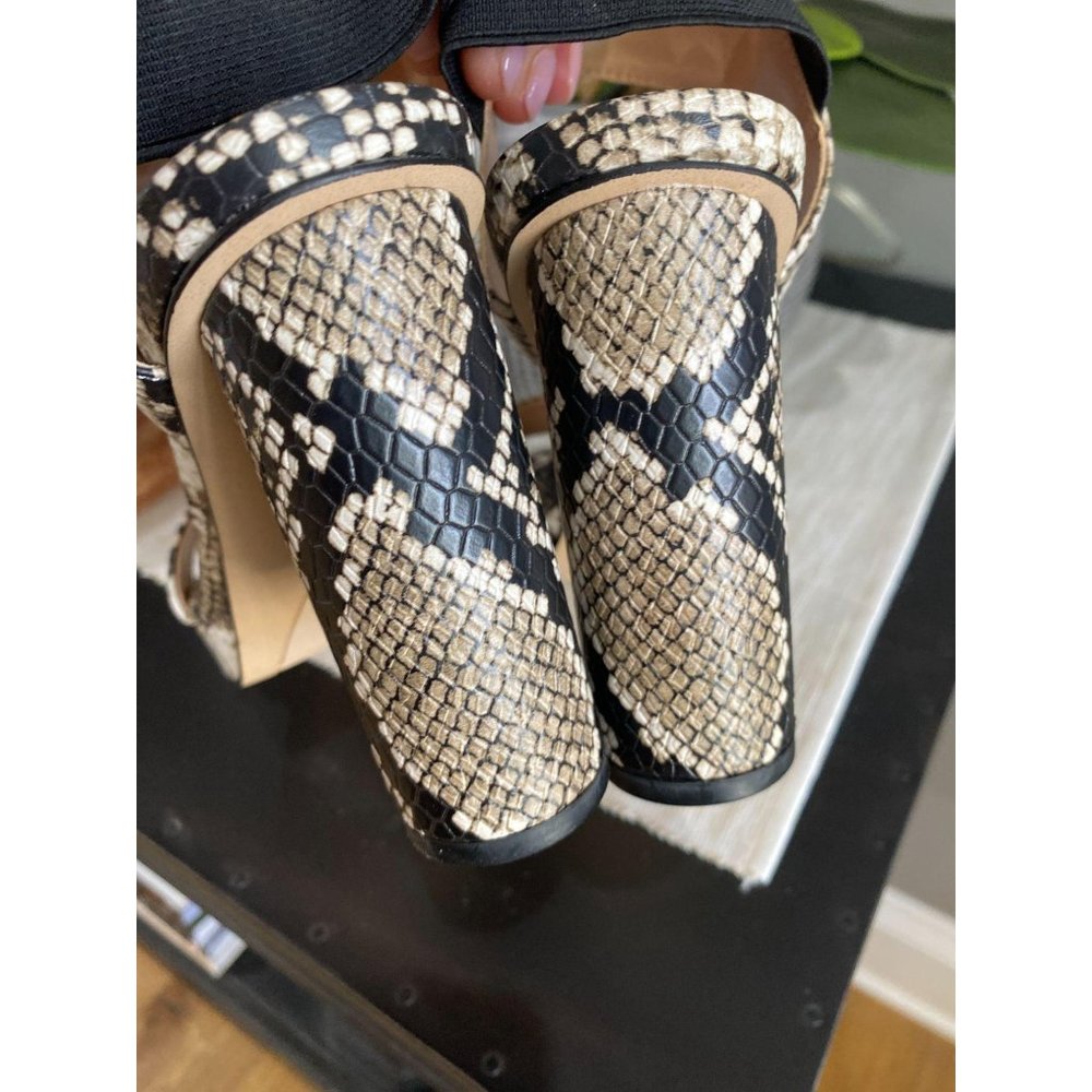 Franco Sarto Noa Snakeskin Printed Platform Sandal - Picture 7 of 9